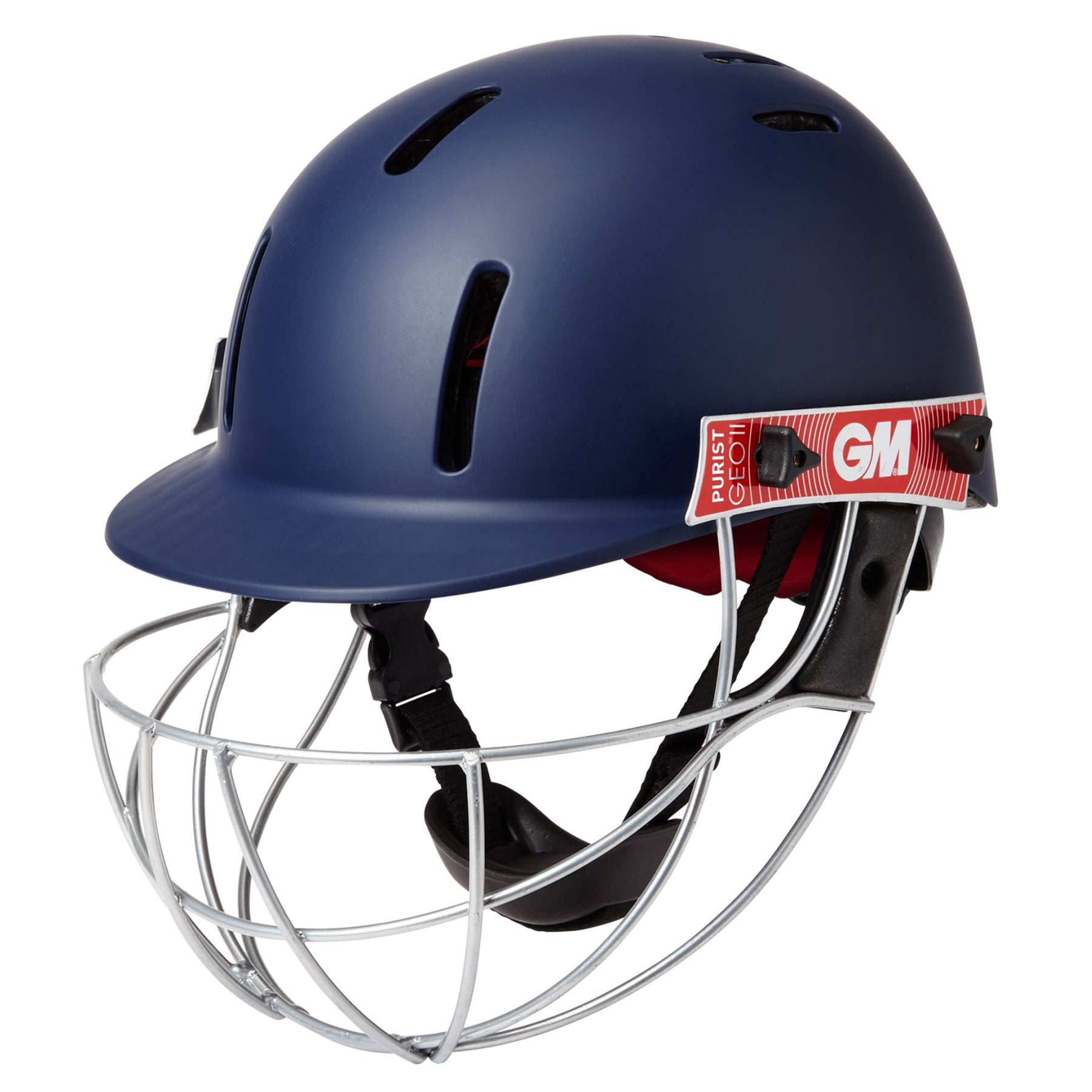 Gunn & Moore Purist Geo II Cricket Helmet: Navy