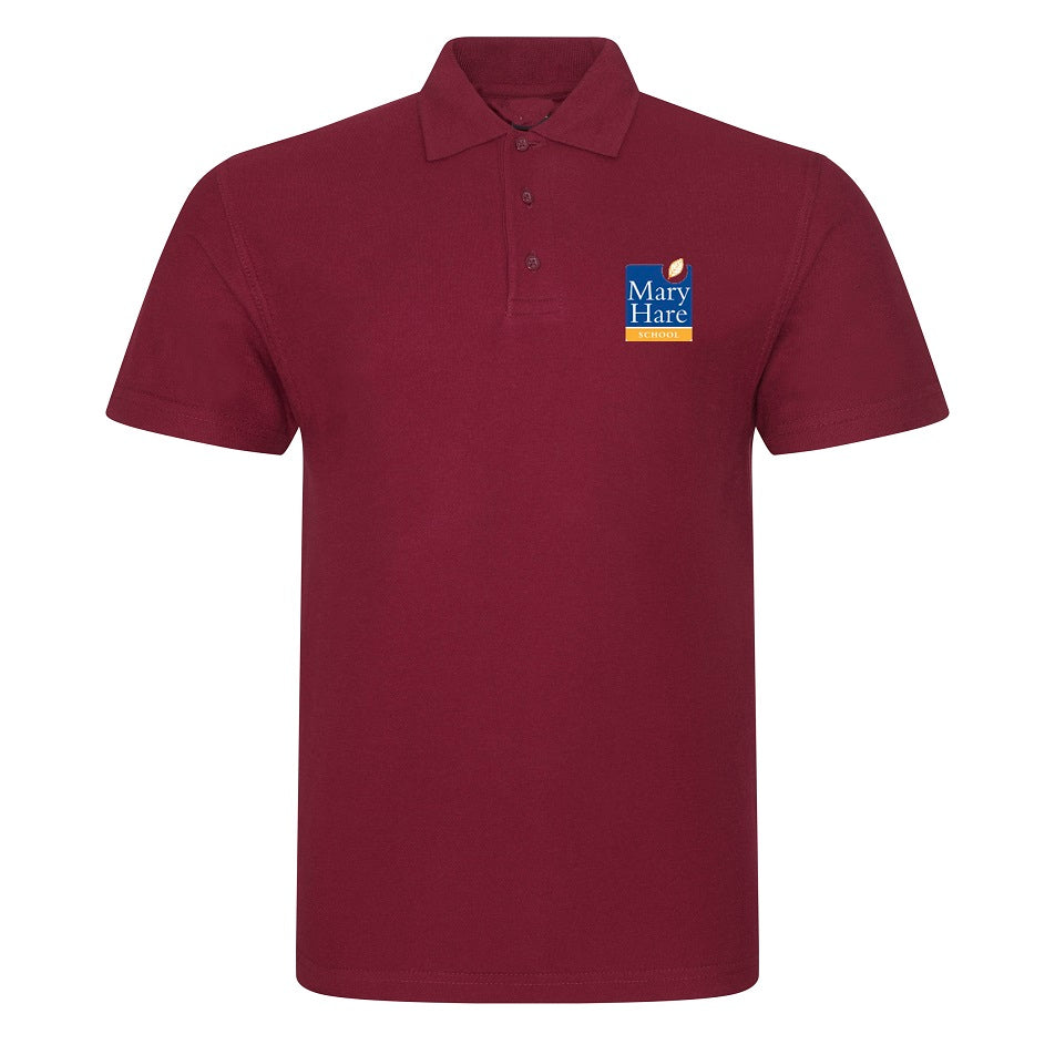 Mary Hare Polo Shirt: Maroon