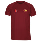Cookham Dean CC Matrix T Shirt: Maroon