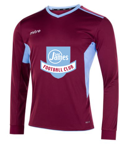 St James FC Diverge Shirt: Mar/Sky