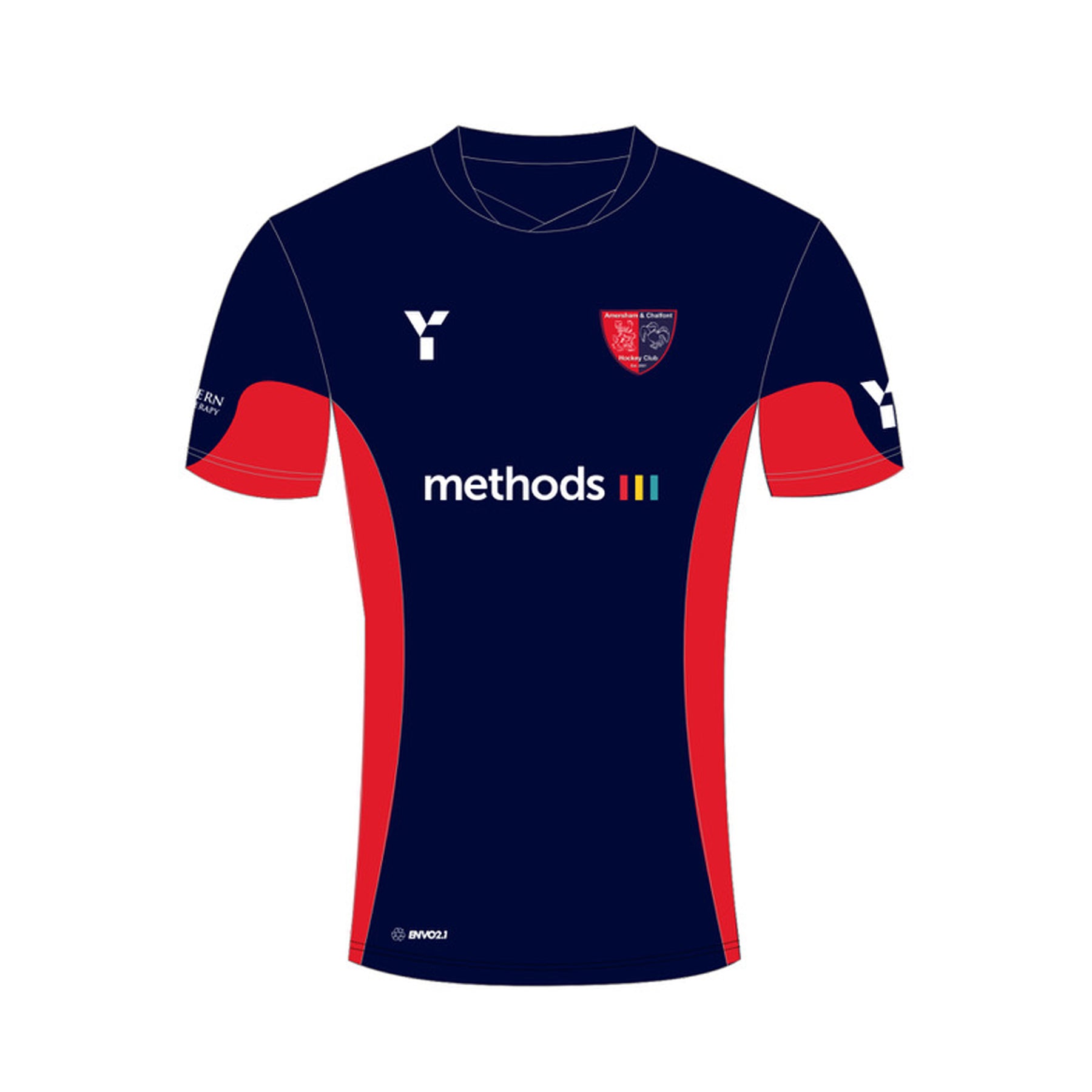 Amersham and Chalfont HC Y1 Junior Home Playing Shirt: Navy