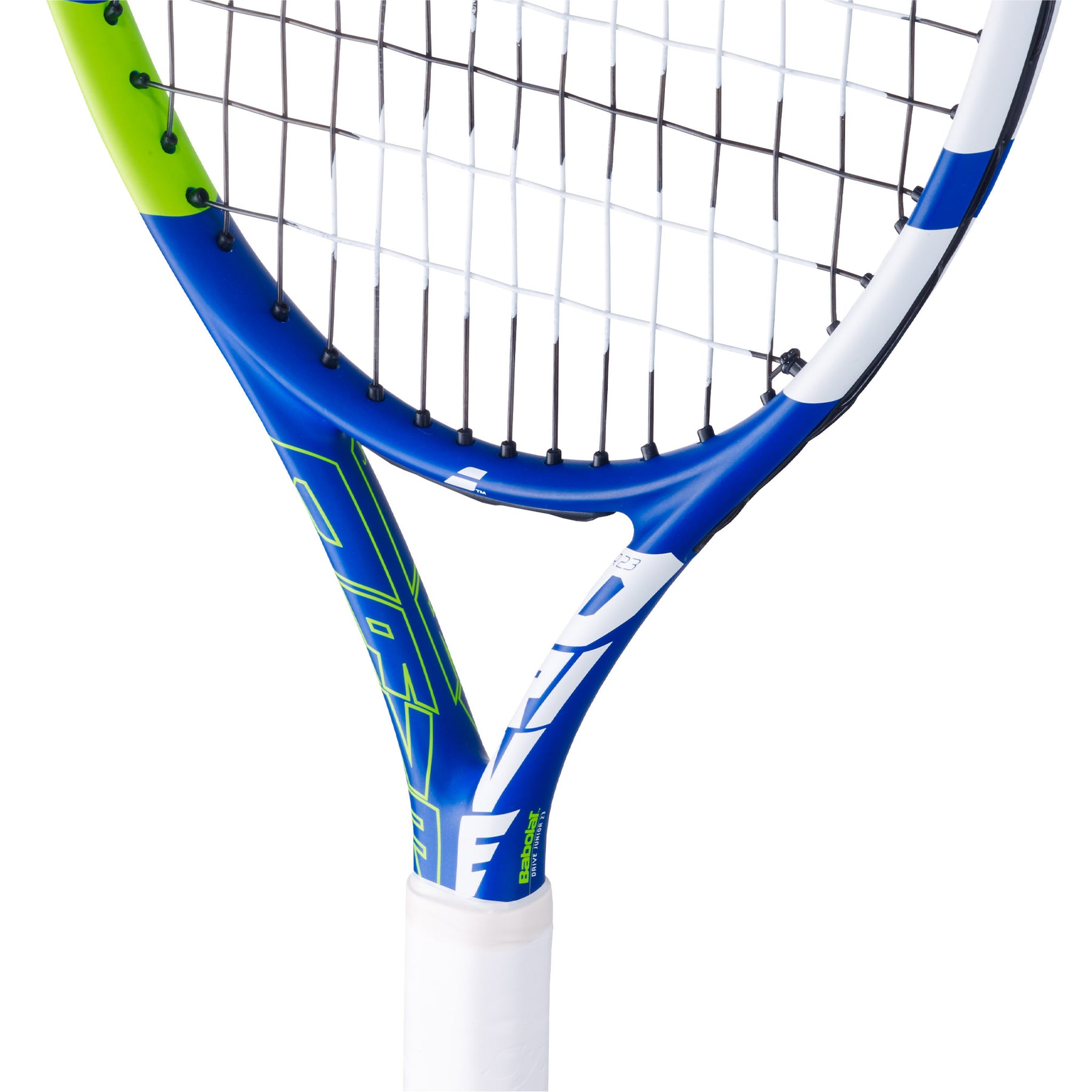 Babolat Drive Junior 23 Tennis Racket: Blue/Green/White