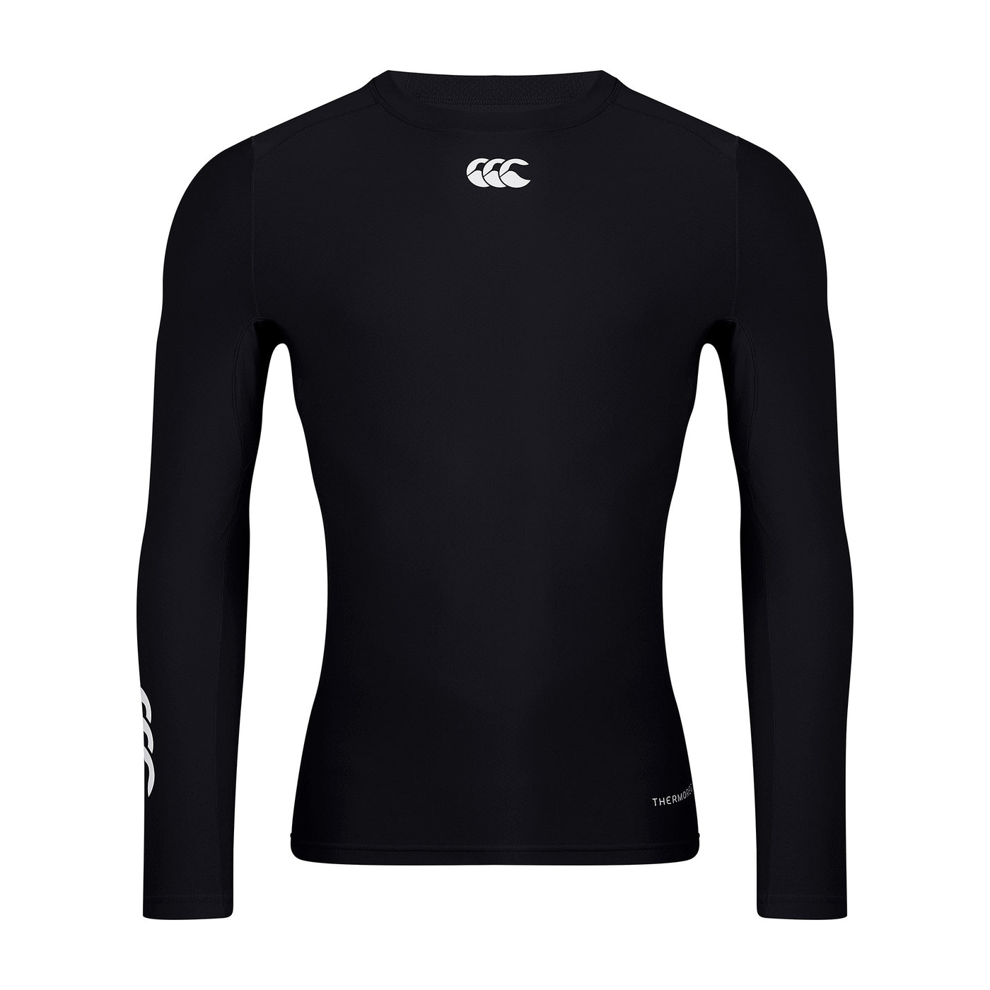 Canterbury Mens Thermoreg Long Sleeve Top: Black