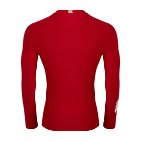 Canterbury Mens Thermoreg Long Sleeve Top: Red