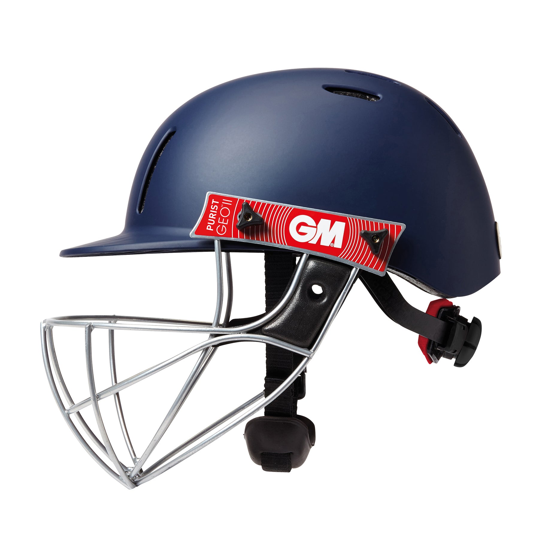 Gunn & Moore Purist Geo II Cricket Helmet: Navy