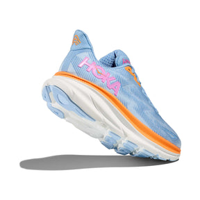 Hoka Clifton 9 Womens Running Shoes: Airy Blue/Ice Water