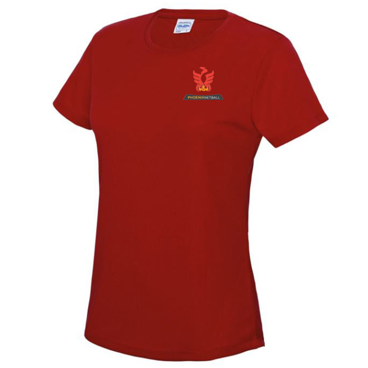 Phoenix Netball T Shirt: Red