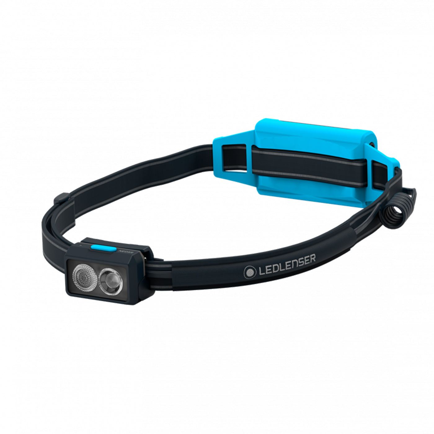 Ledlenser NEo5R Running Head Torch with Chest Strap: Blue/Black
