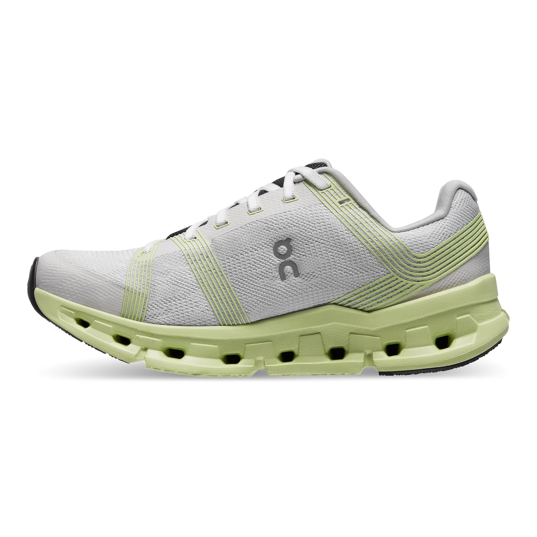 On Cloudgo Womens Running Shoes: White/Meadow