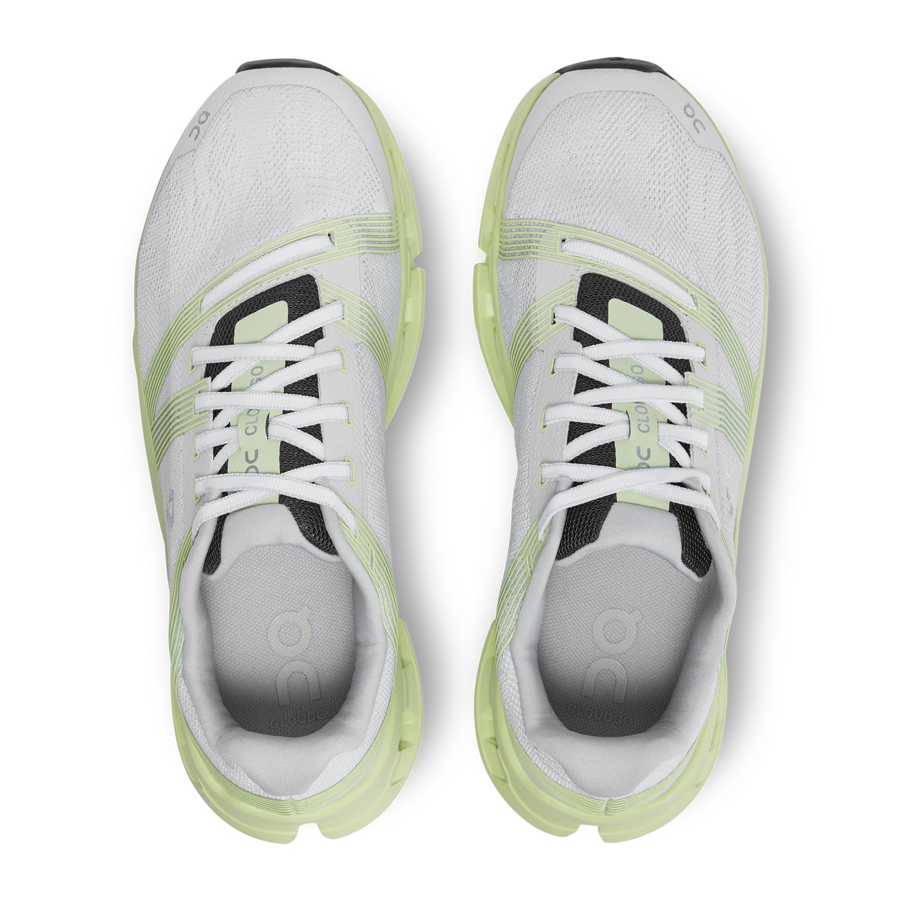 On Cloudgo Womens Running Shoes: White/Meadow