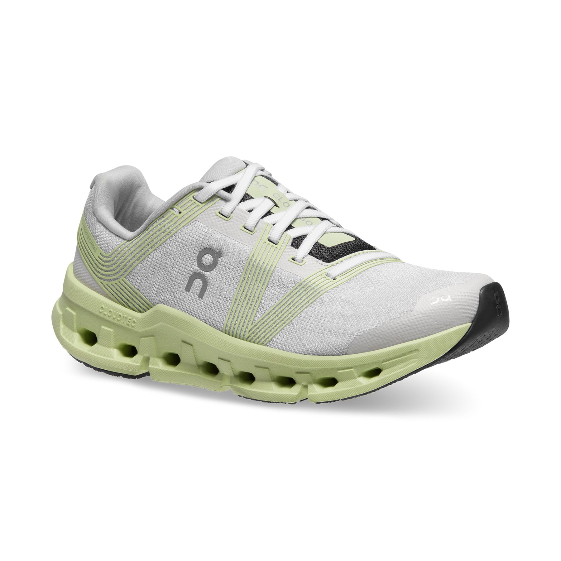 On Cloudgo Womens Running Shoes: White/Meadow