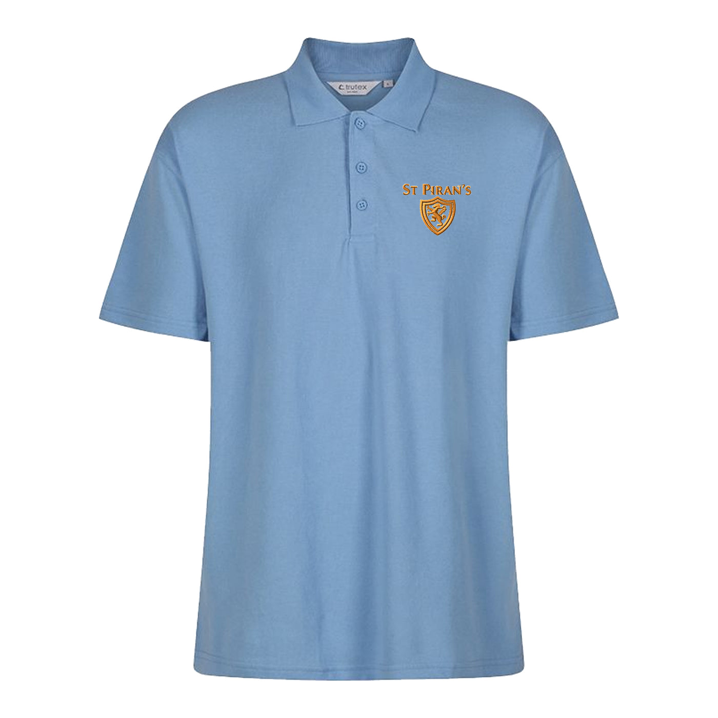 St Piran's Polo: Sky Blue
