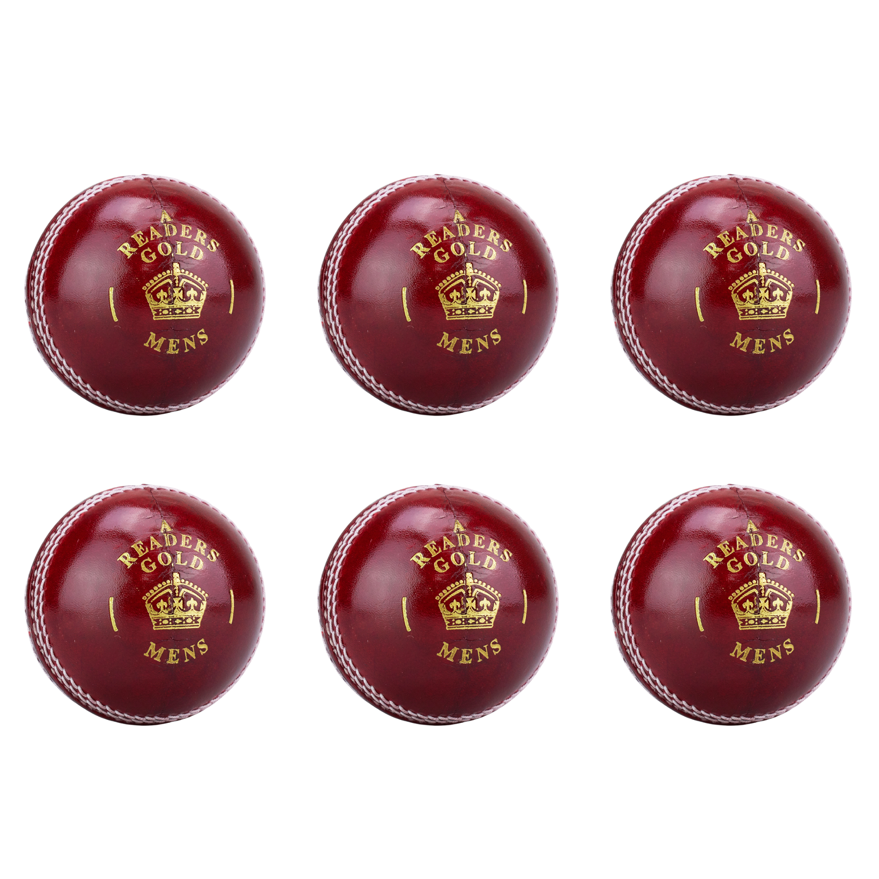 Readers Gold 'A' 4 3/4 oz Youths Cricket Ball Box of 6
