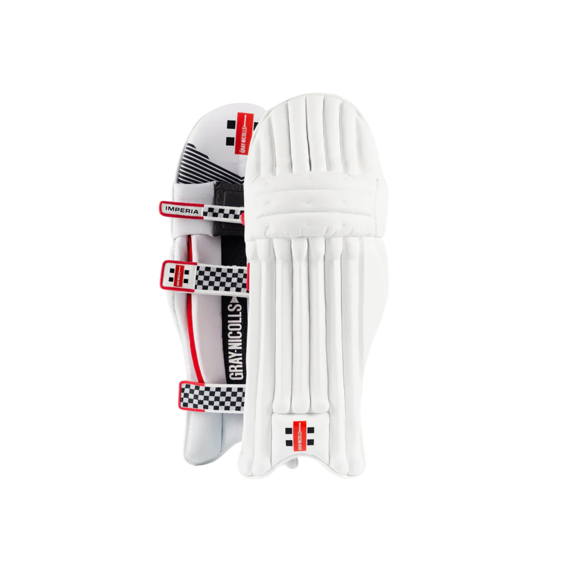 Gray Nicolls Imperia 1.0 Batting Pads: White/Blue - Adult RH