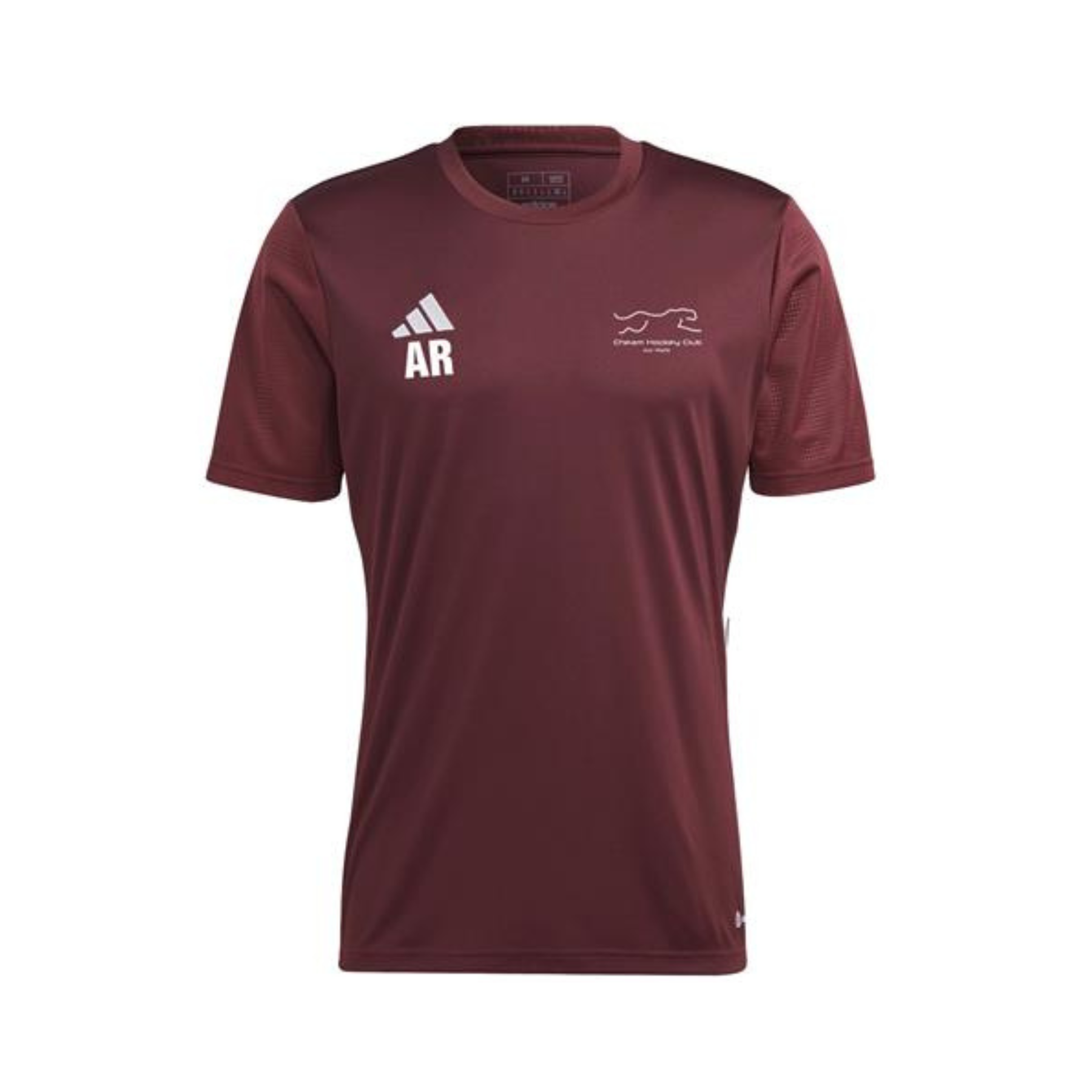 Cheam HC Men's Tabela 23 Short Sleeve Training Top: Burgundy