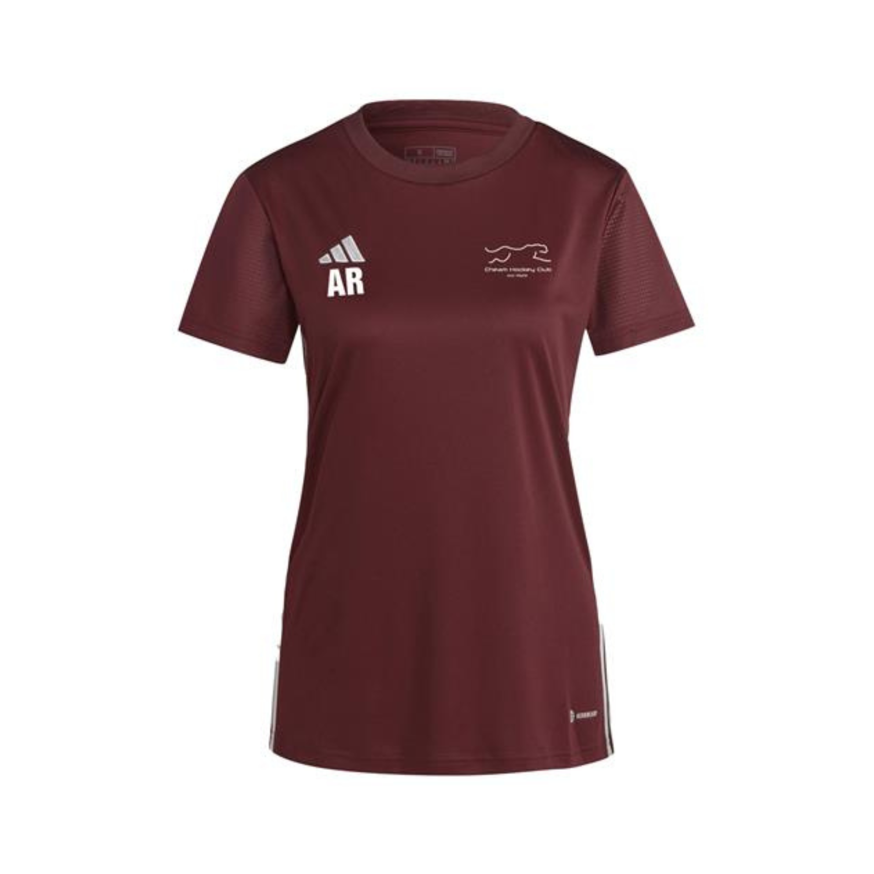 Cheam HC Women's Tabela 23 Short Sleeve Training Top: Burgundy