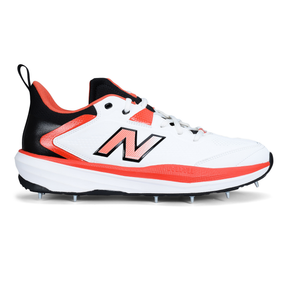 New Balance CK4030F6 Cricket Shoes: White/Orange