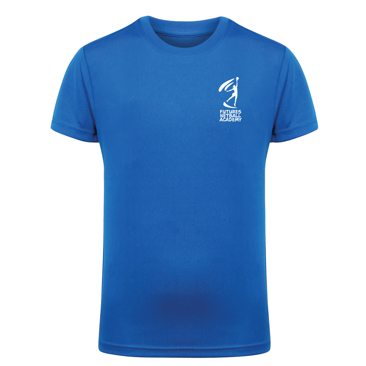 Futures Netball Academy Junior Tee: Sapphire