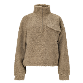 Athlecia Florrie Half Zip Womens Sherpa: Fallen Rock