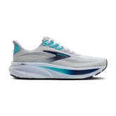 Brooks Ghost 17 Mens Running Shoes: White/Beacon Blue/Ipanema