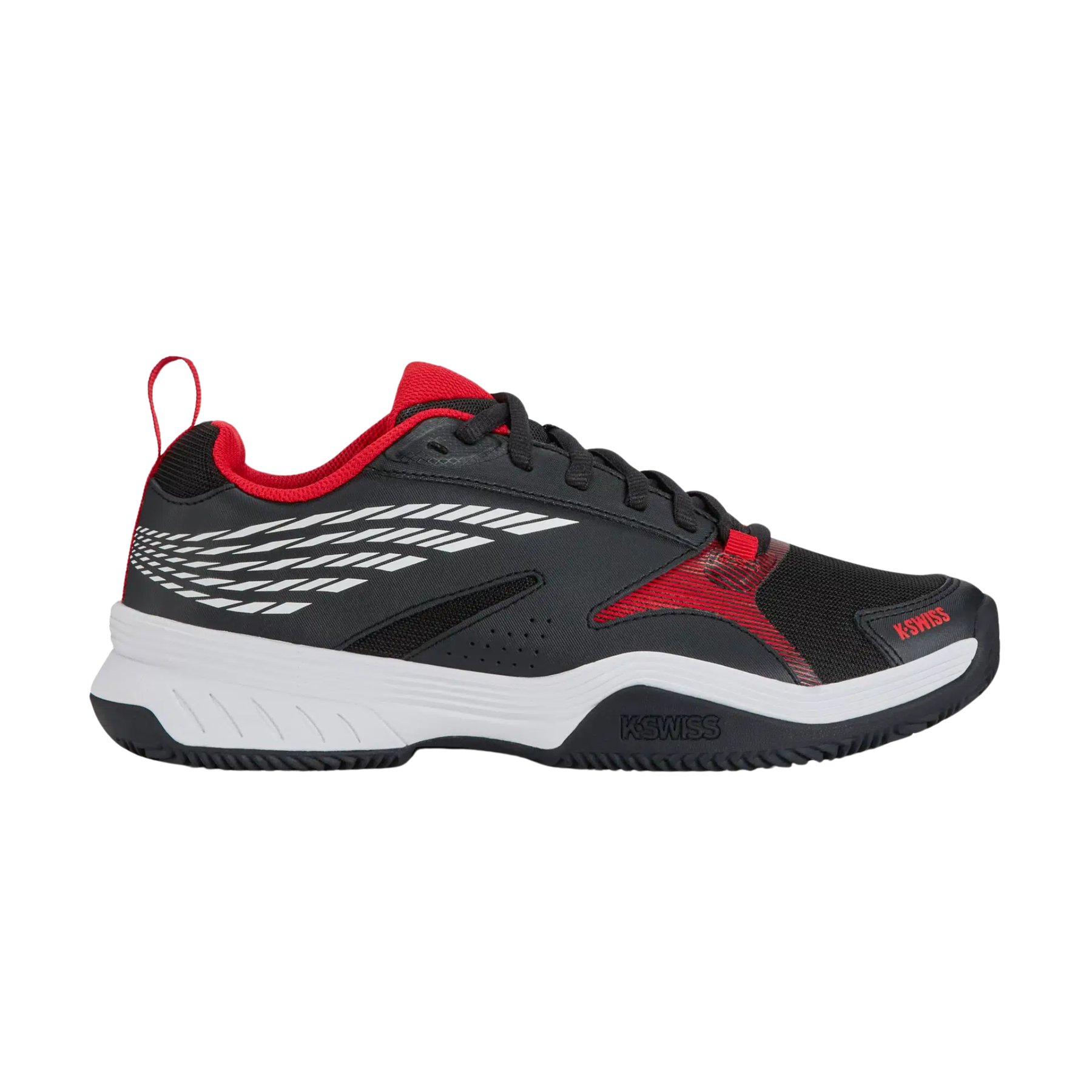 K Swiss Court Speedex HB Men's Tennis Shoes: Limo/White/Red