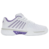 K Swiss Express Light 3 Women's Tennis Shoes: White/Purple Haze