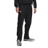Under Armour Men's Rival Woven Windbreaker Pants: Black/White