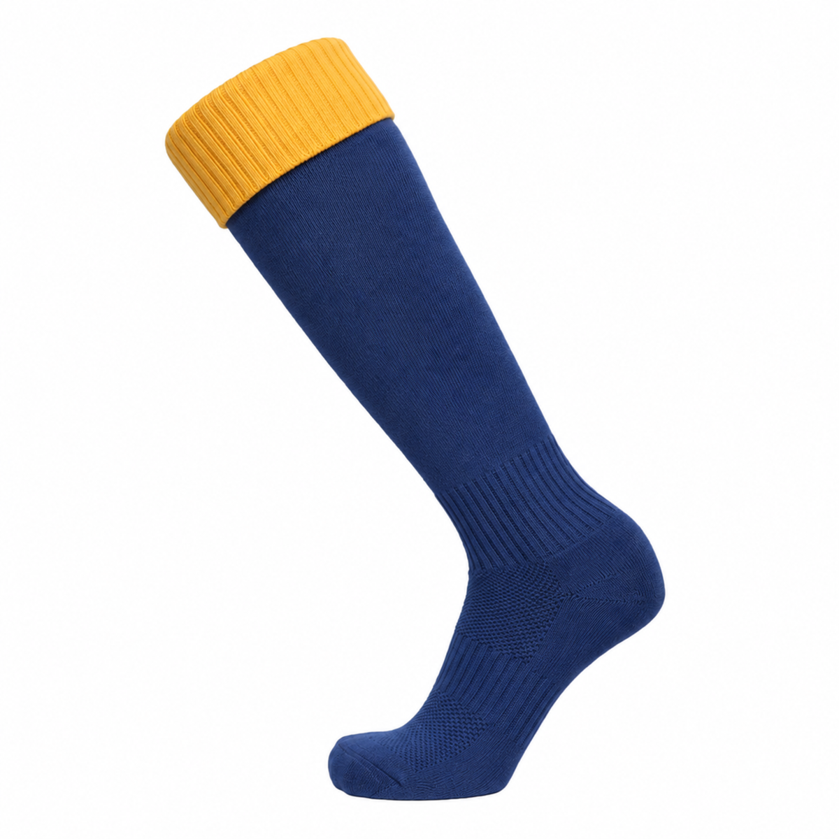 Piranha Games Socks: Navy/Amber