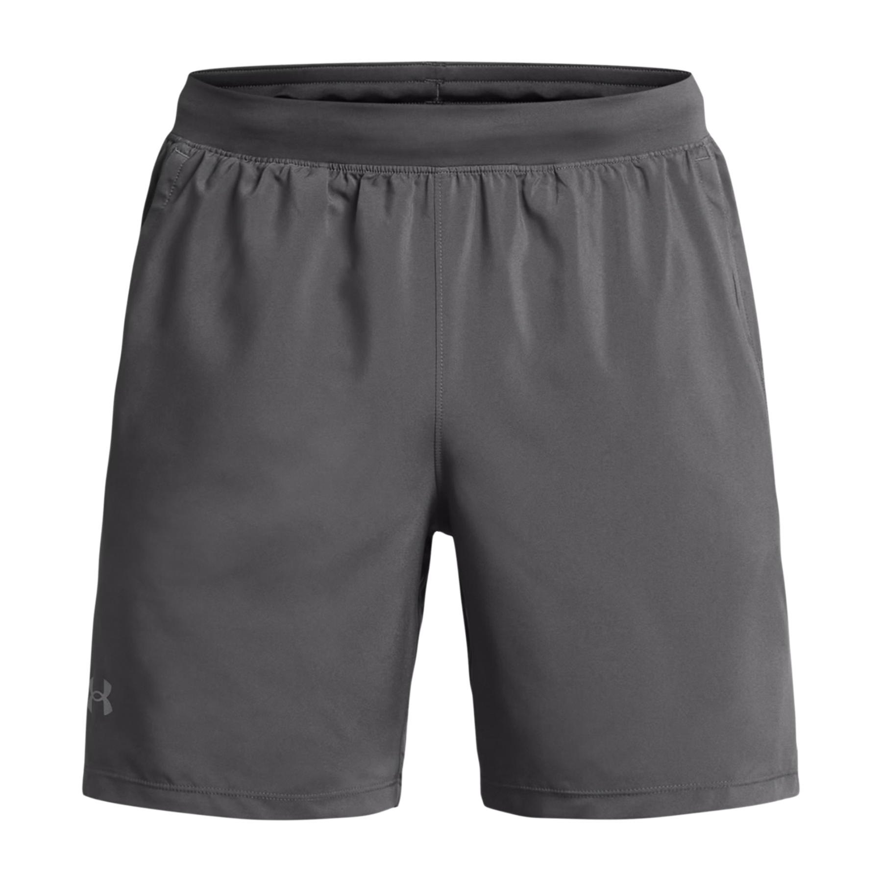 Under Armour Men's Launch 7inch Running Shorts: Castlerock/Grey