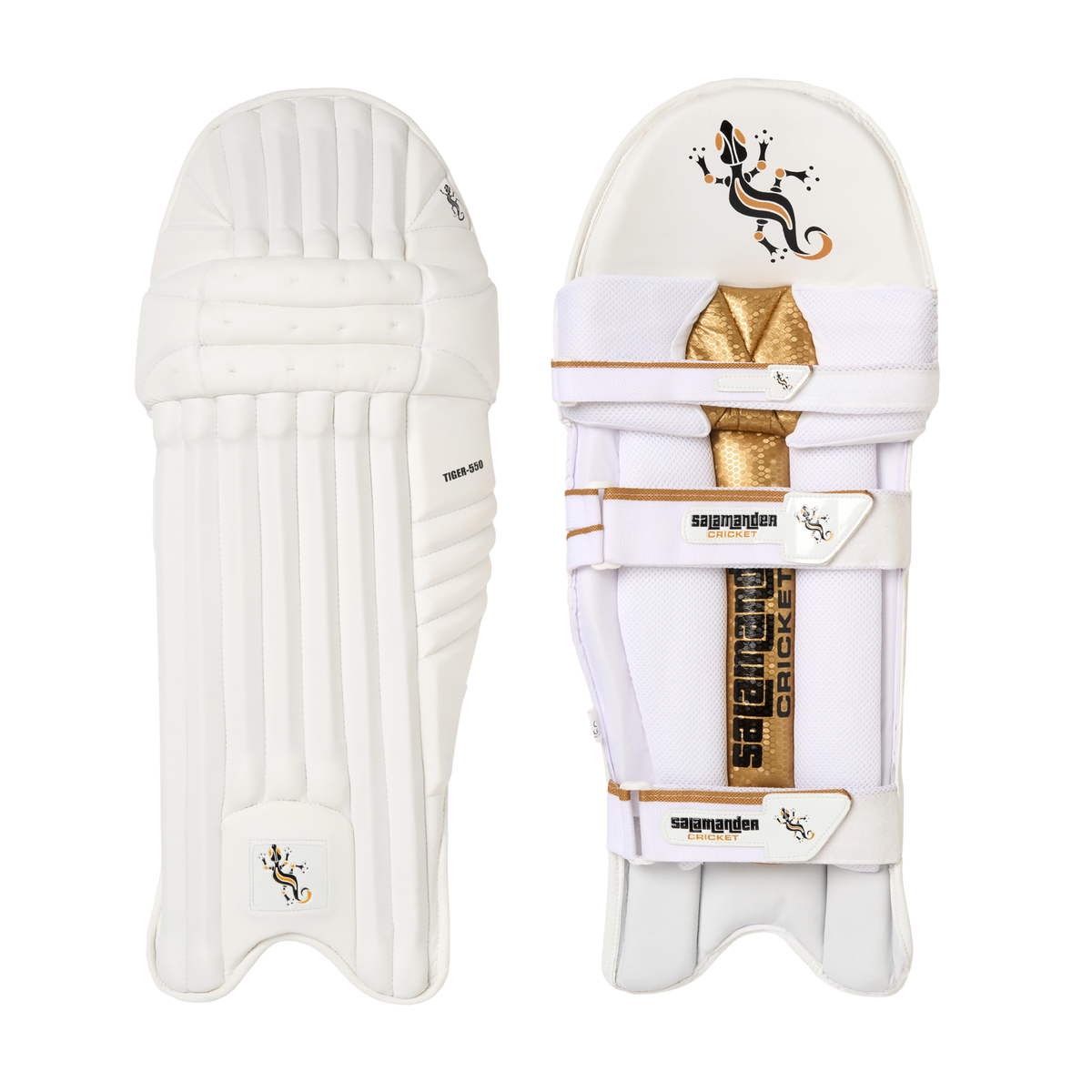 Salamander Tiger 550 Cricket Batting Pads Gold