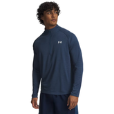 Under Armour Tech Textured Men's Quarter Zip: Wham Blue