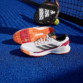 Adidas Crazyquick LS Men's Padel Shoes: White/Orange