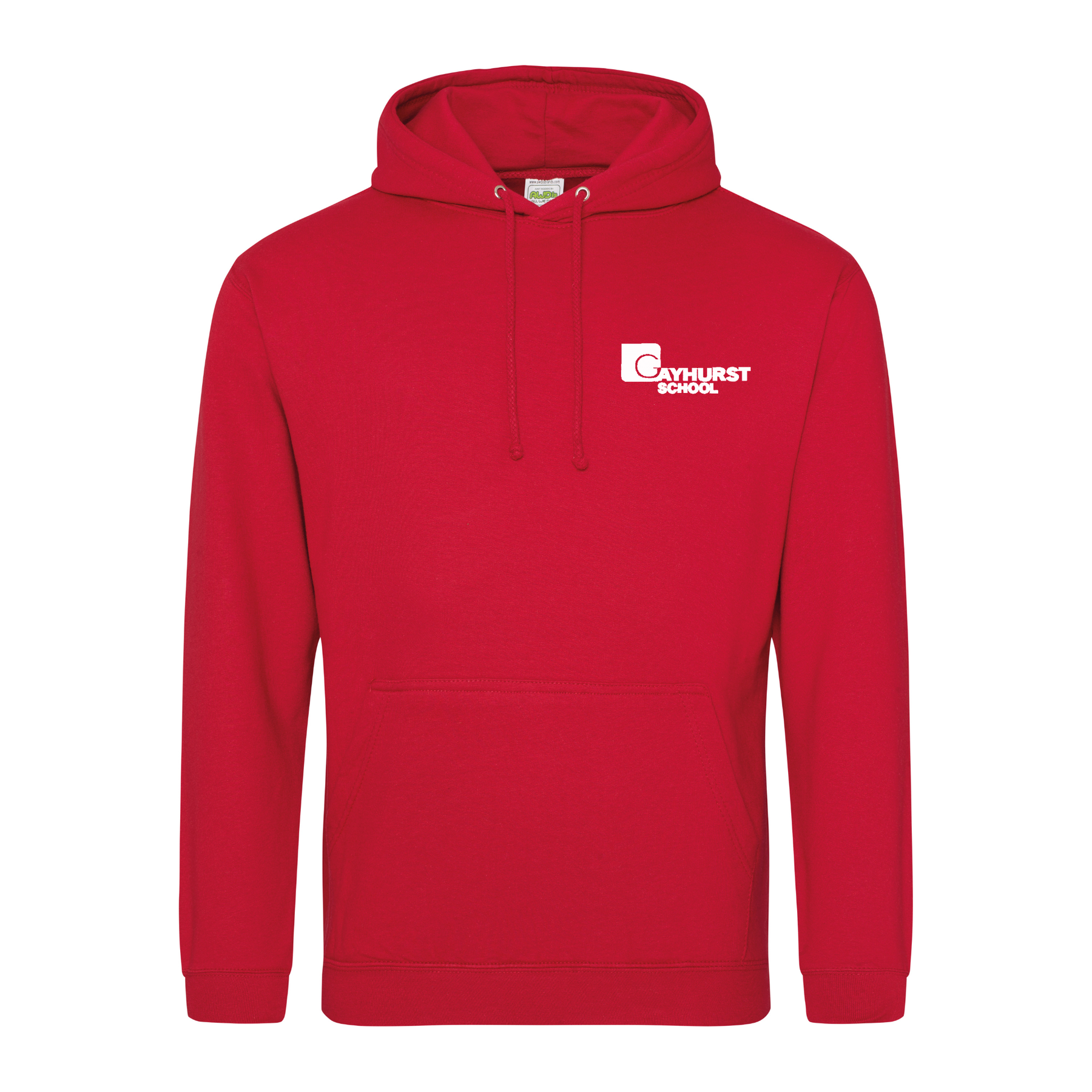 Gayhurst School Leavers Hoodie: Fire Red
