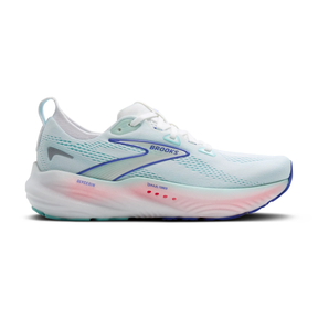 Brooks Glycerin 22 Women's Running Shoes: White/Limpet Shell/Amparo Blue