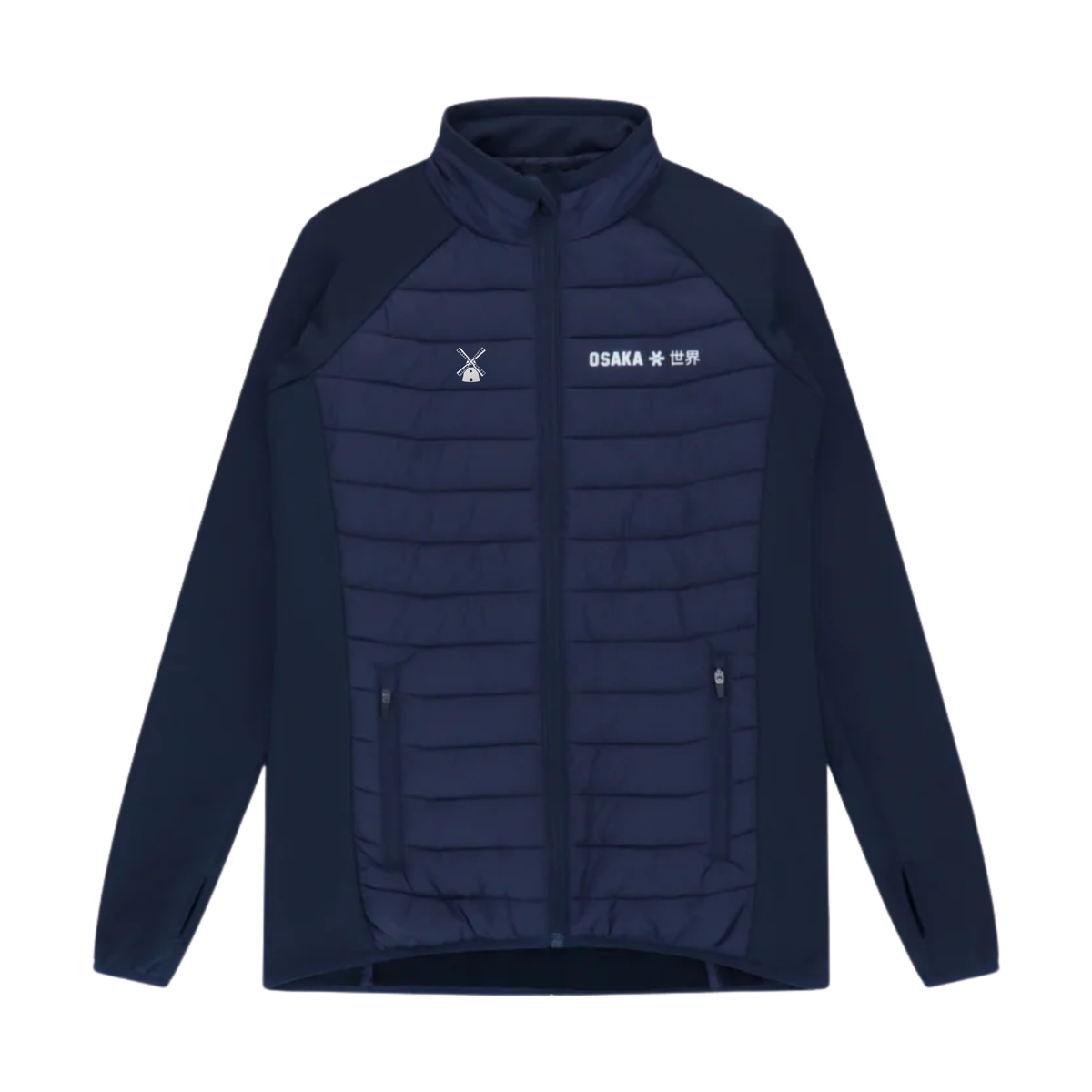 Wimbledon HC Women's Hybrid Jacket: Navy
