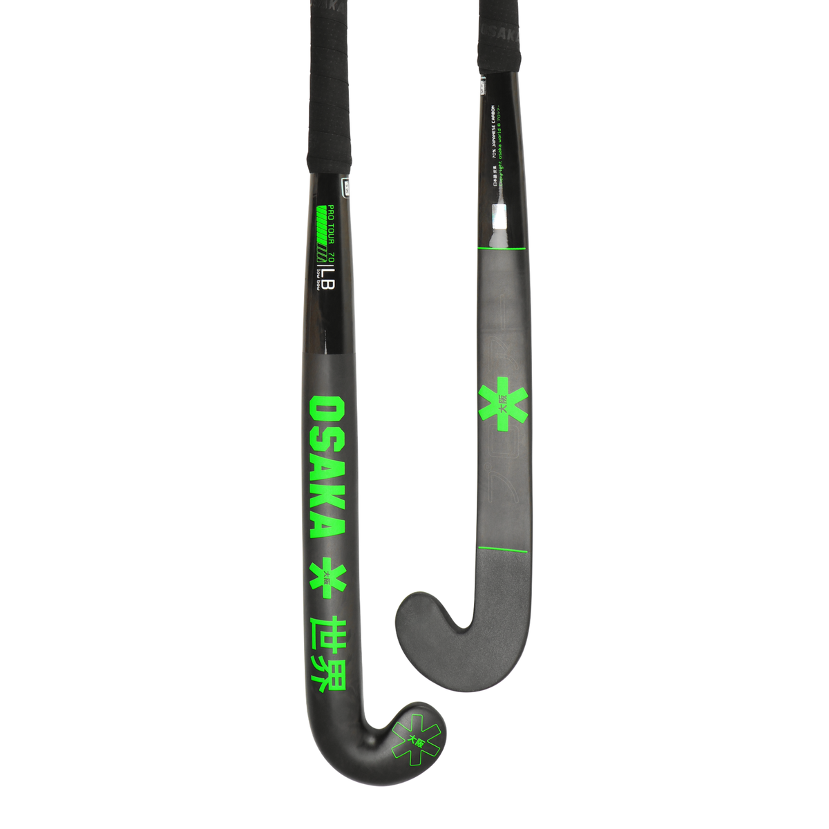 Osaka Pro Tour 70 2.0 Low Bow Hockey Stick: Iconic Black