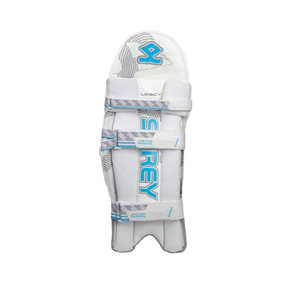 Shrey Legacy Cricket Batting Legguard: White/Grey - Adult RH