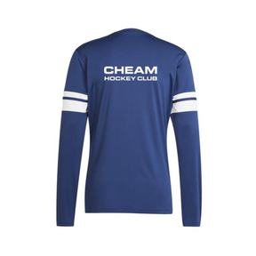 Cheam HC Men's Squadra Long Sleeve Training Top: Navy