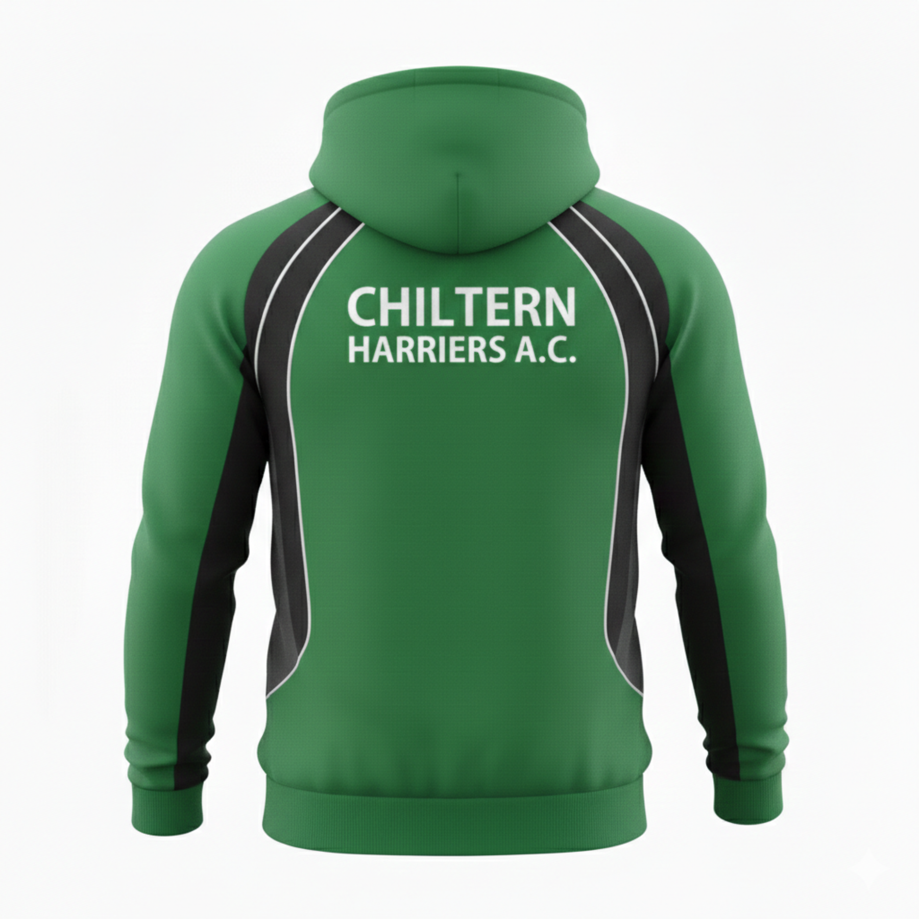 Chiltern Harriers Hoodie: Dark Emerald