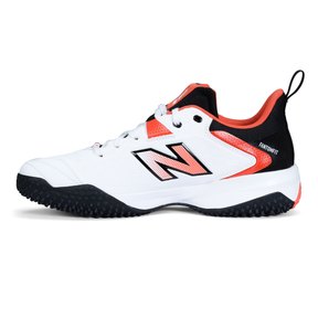 New Balance CK4020F6 Cricket Shoes: White/Orange
