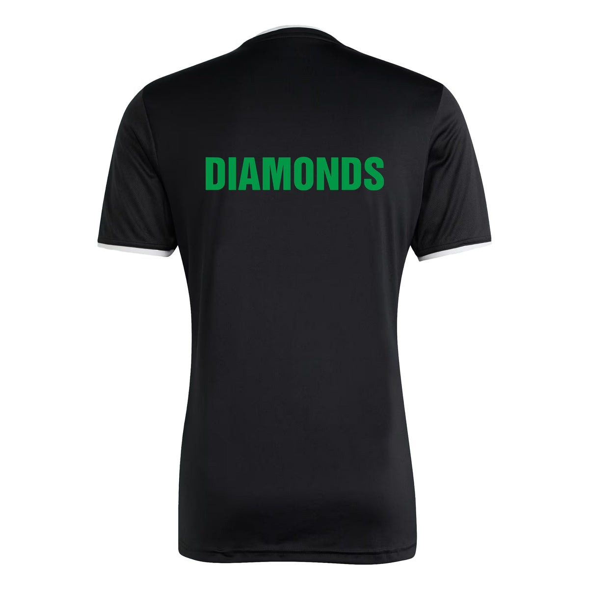 Diamonds Netball Mens Jersey: Black