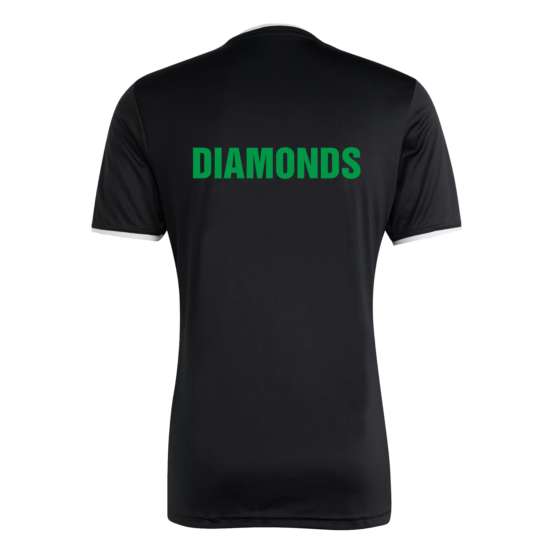 Diamonds Netball Mens Jersey: Black