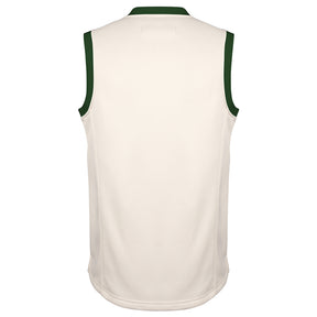 Ealing Trailfinders CC Slipover: Ivory/Green