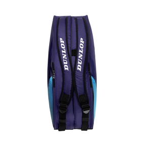 Dunlop Tac FX-Club Tennis Bag: Violet/Black/Cyan - 6 Racket