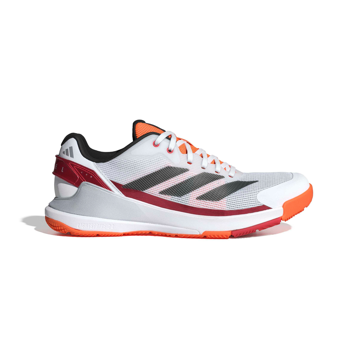 Adidas Crazyquick LS Men's Padel Shoes: White/Orange