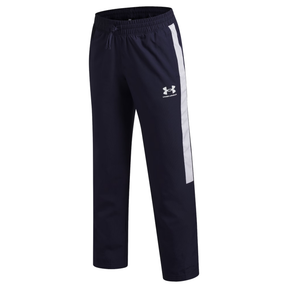 Under Armour Rival Woven Junior Pants: Midnight Navy/White
