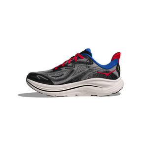 Hoka Clifton 10 Junior Running Shoes: Foggy Grey/Black