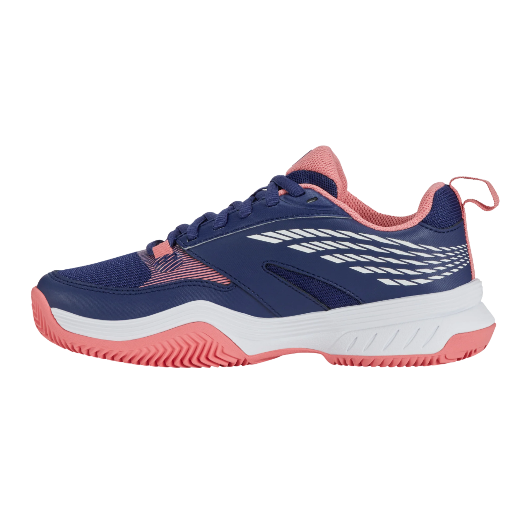 K Swiss Court Speedex HB Tennis Shoes: Estate Blue/White/Strawberry Ice
