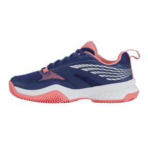 K Swiss Court Speedex HB Tennis Shoes: Estate Blue/White/Strawberry Ice