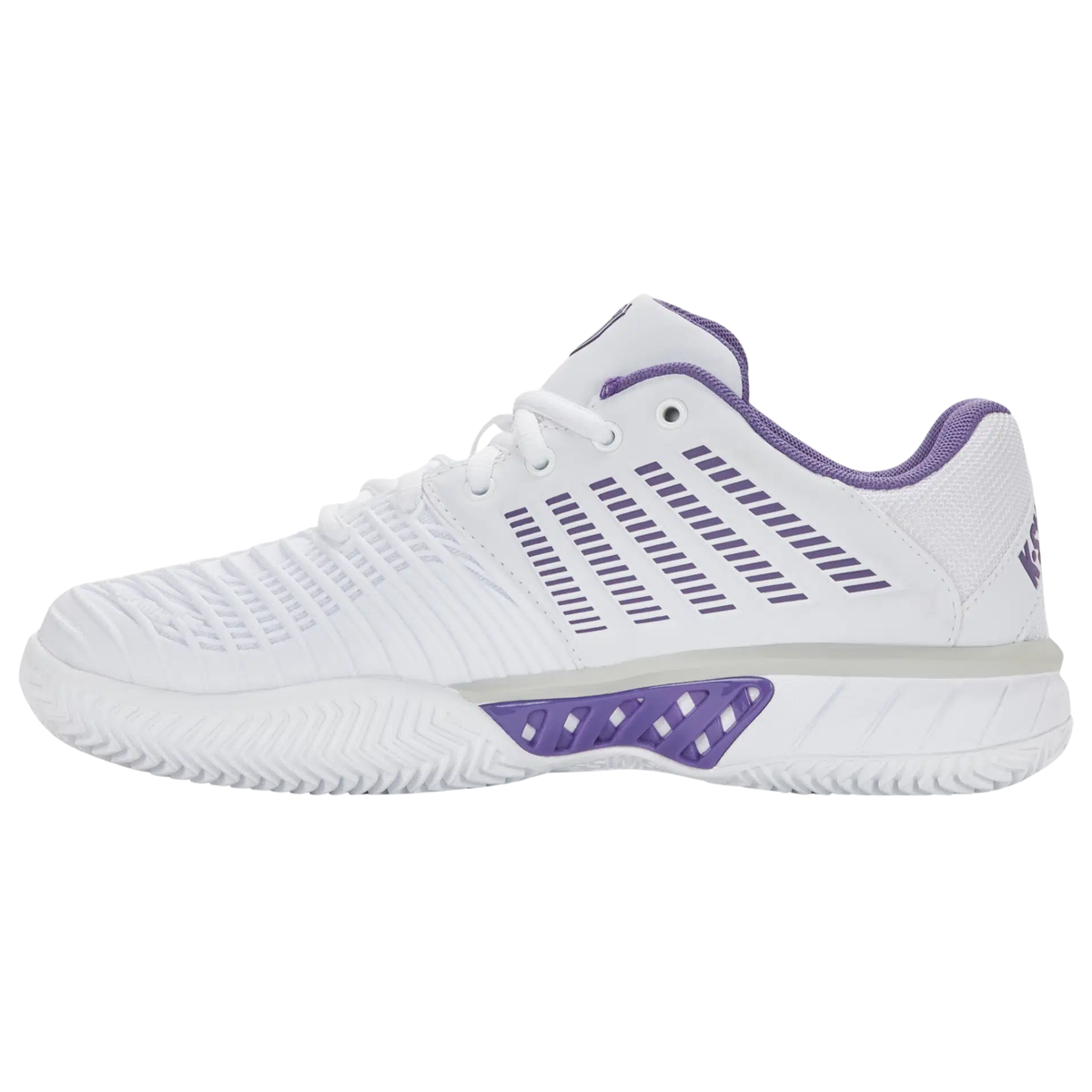 K Swiss Express Light 3 Women's Tennis Shoes: White/Purple Haze